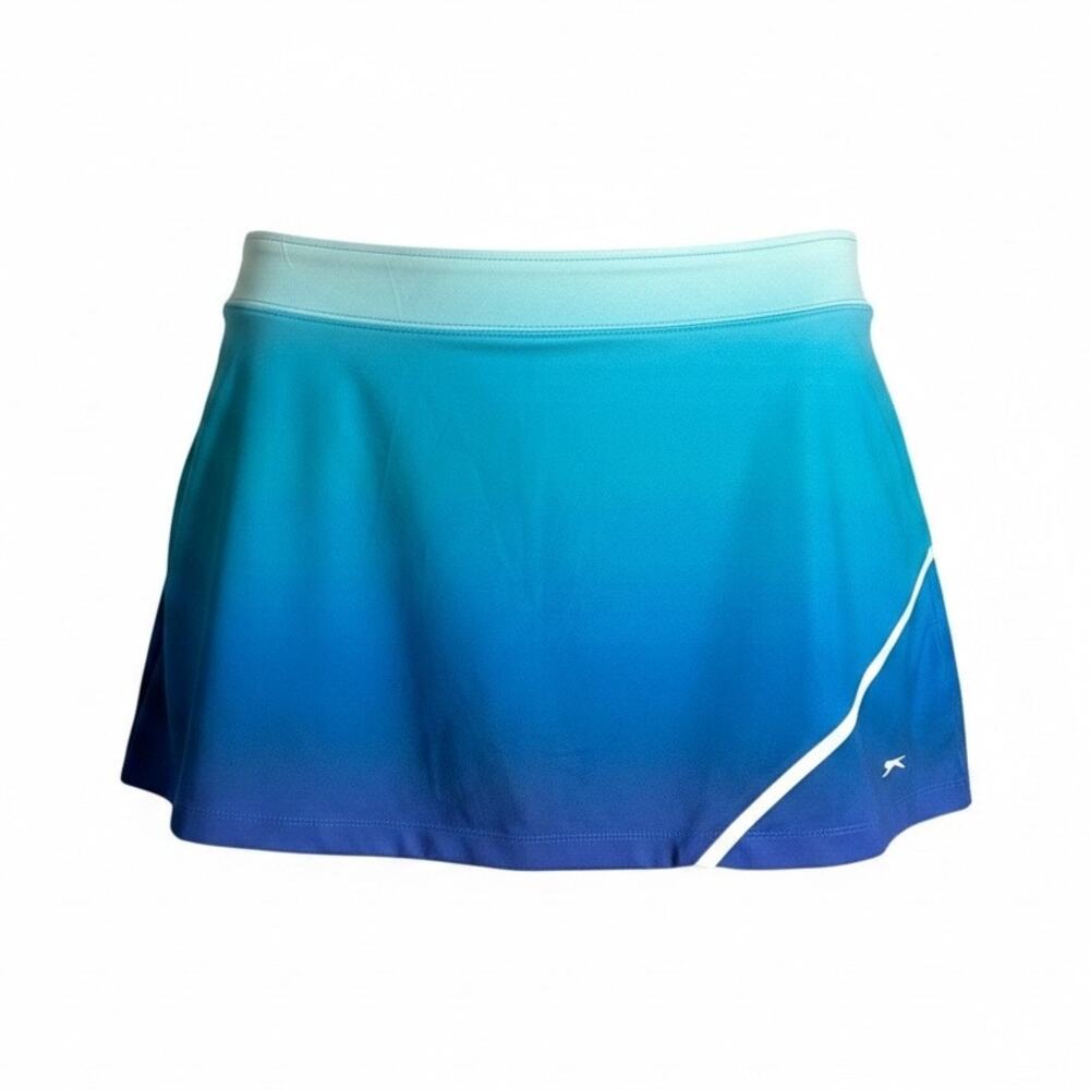 Slazenger Golf Skort XXL Ombre Aqua Cobalt Pockets Tennis Pickleball Athleisure
